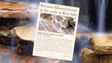 Newspaper Article on Mining Rere-iPad and iPhone 4-1