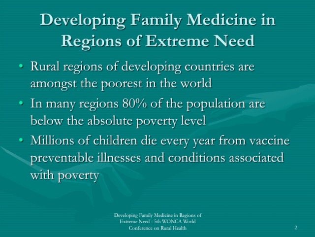 Developing Family Medicine in Regions of Extreme Need 002